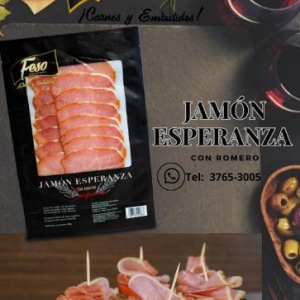 JAMON ESPERANZA CON ROMERO 100 GRS.